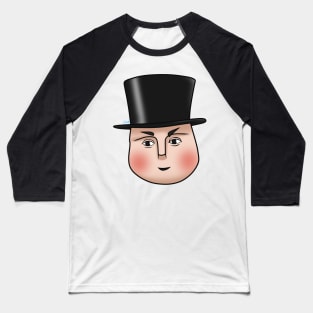 The Fat Controller - happy face Baseball T-Shirt